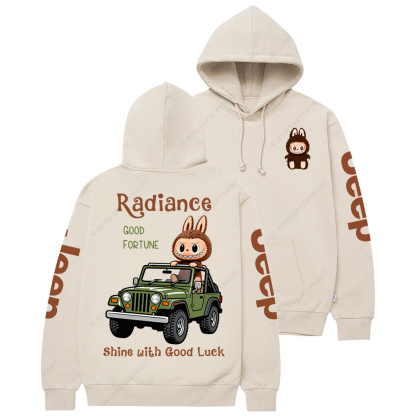 Radiance Good Fortune Shine with Good Luck Jp Casual Hoodie