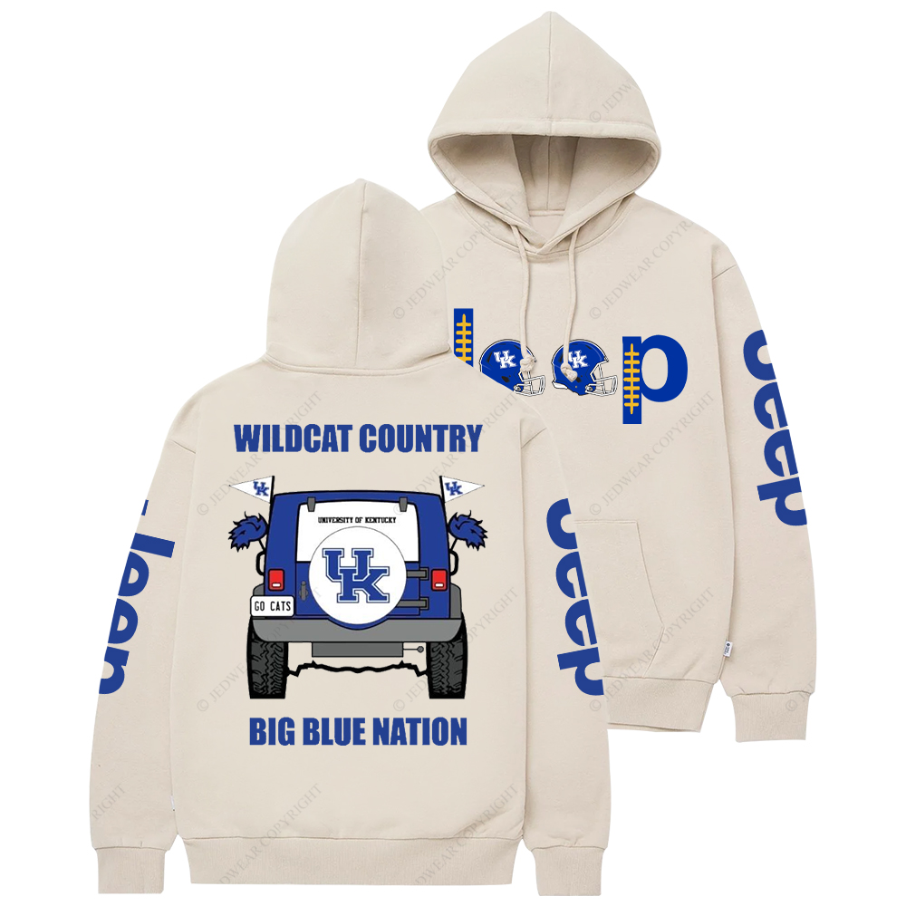 Kentucky Wildcat Country Big Blue Nation Jp Casual Hoodie