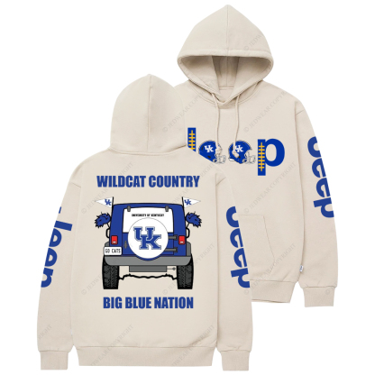 Kentucky Wildcat Country Big Blue Nation Jp Casual Hoodie