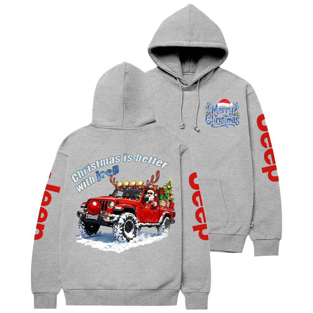 Christmas Is Better With Car Jp Casual Hoodie