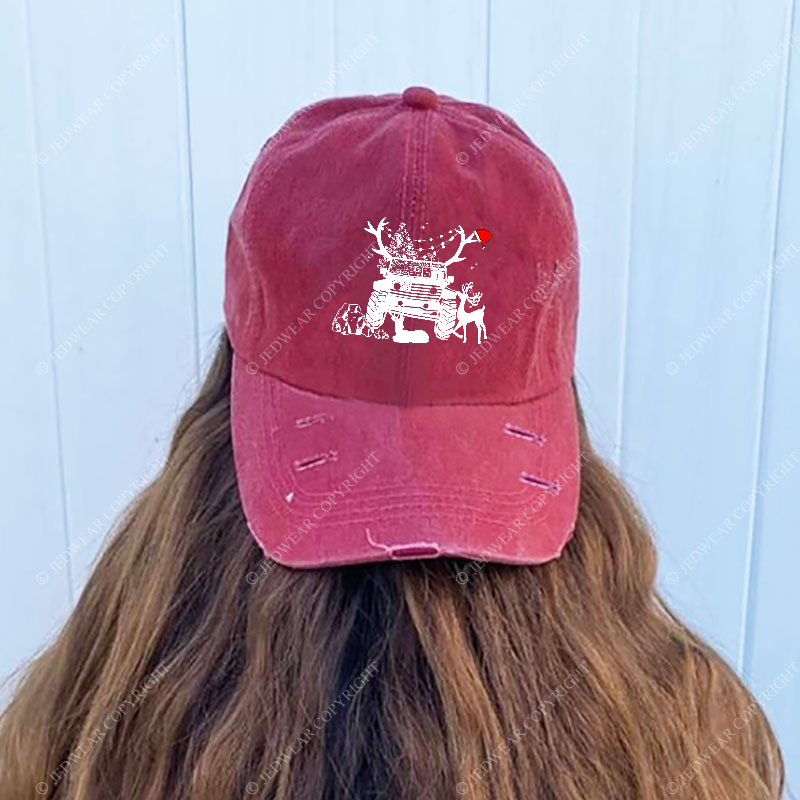 Christmas American Off Road 4x4 Car Jp Baseball Cap