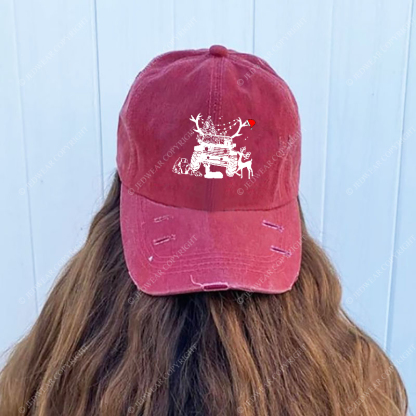 Christmas American Off Road 4x4 Car Jp Baseball Cap