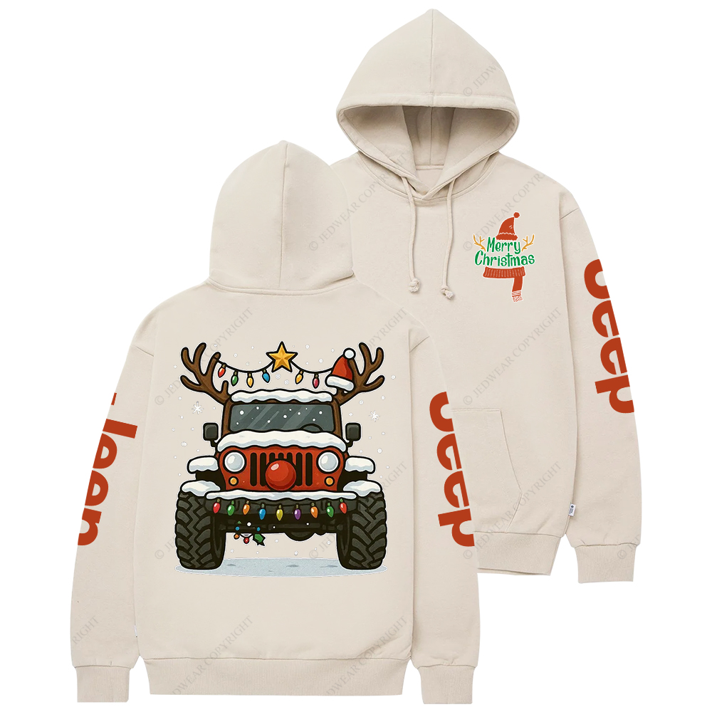 Off-Road Merry Christmas Jp Casual Hoodie