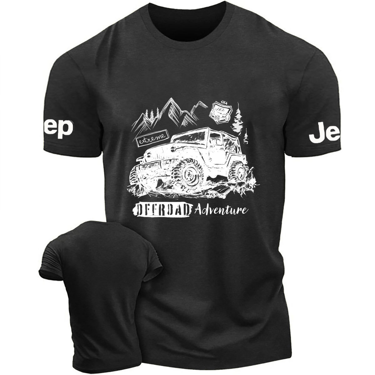 Extream Off Road Adventure 4x4 Car Design T-Shirt