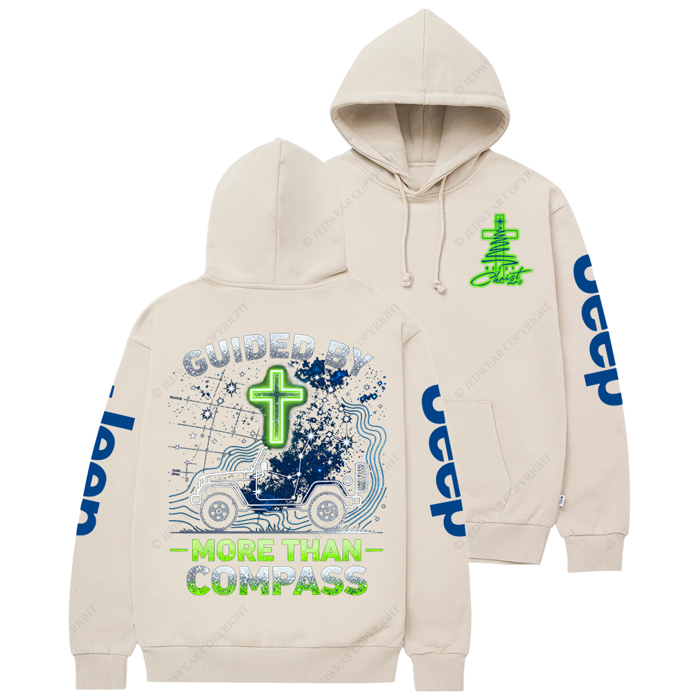 Guide By More Than Compass Jesus Jp Casual Hoodie