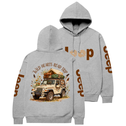 Wild Hearts Road Trip Jp Casual Hoodie