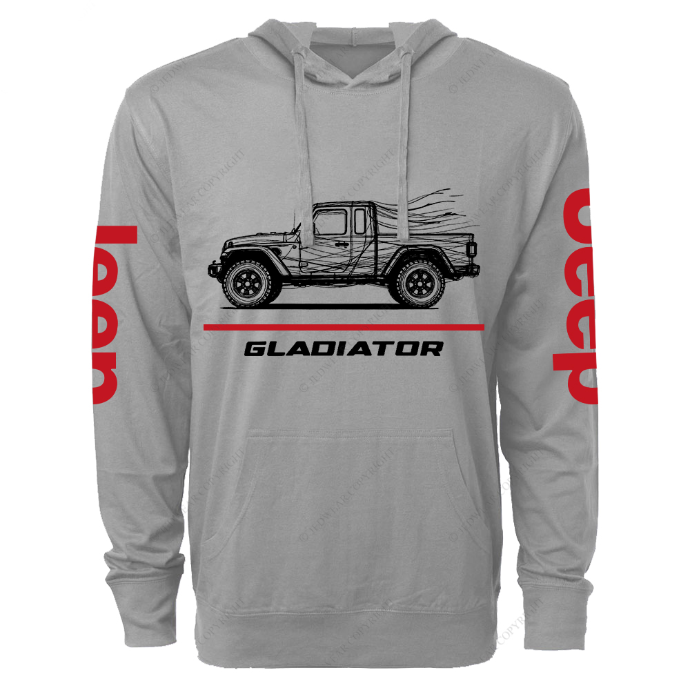 Gladiator Red Line Jp Oversized Lightweight Hoodie   
