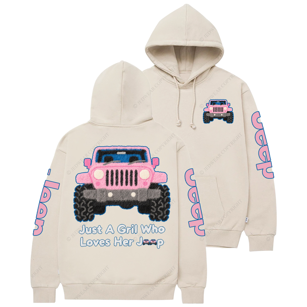 Just A Girl Who Loves A Car Jp Casual Hoodie