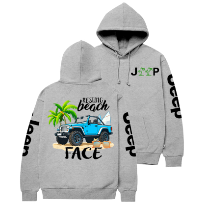Resting Beach Face Jp Casual Hoodie