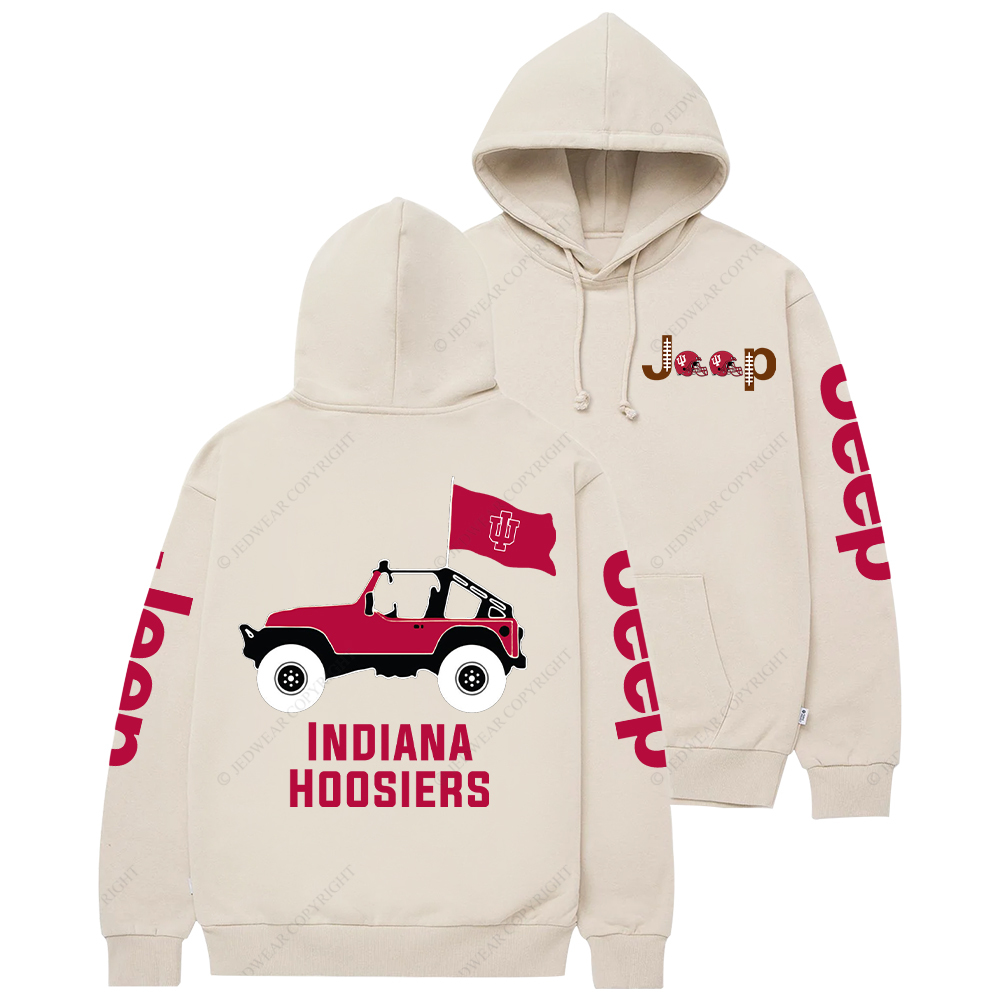 Indiana Hoosiers Football Jp Casual Hoodie