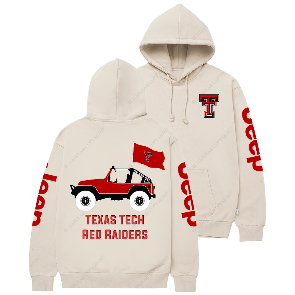 Texas Tech Red Raiders Football Jp Casual Hoodie