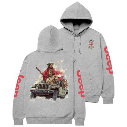 Religion Jesus Is King Cross Jp Casual Hoodie
