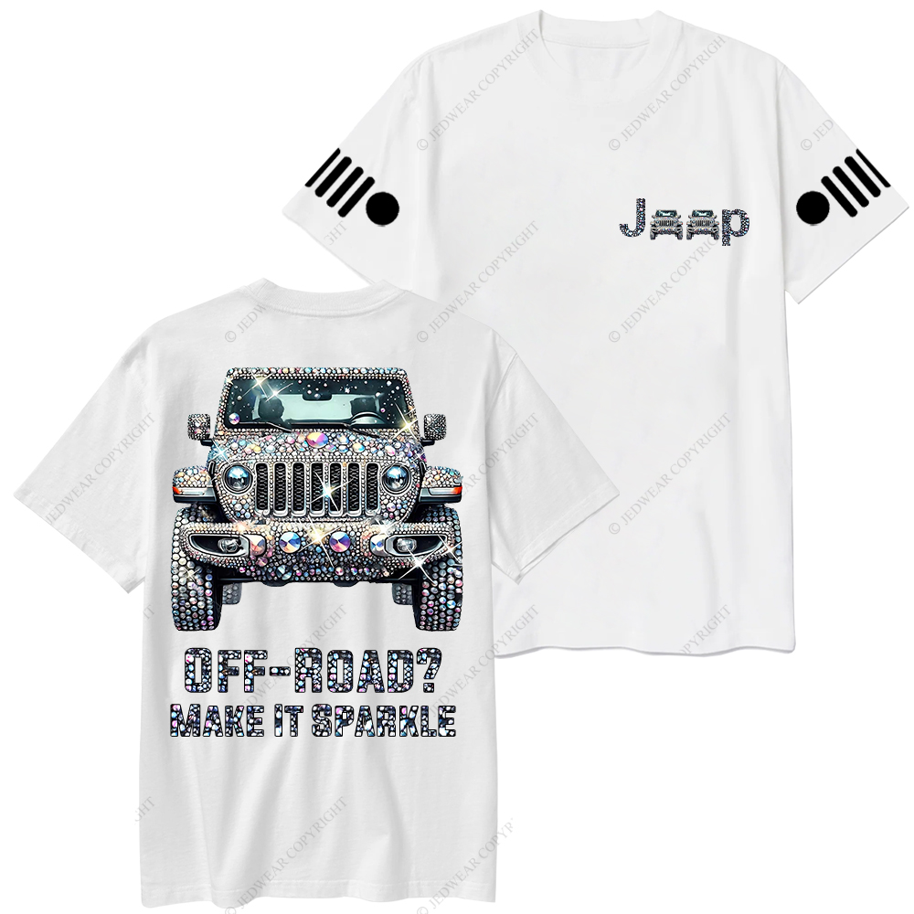 Bling Sparkle Rhinestone Car Glam Girl  Jp T-Shirt 
