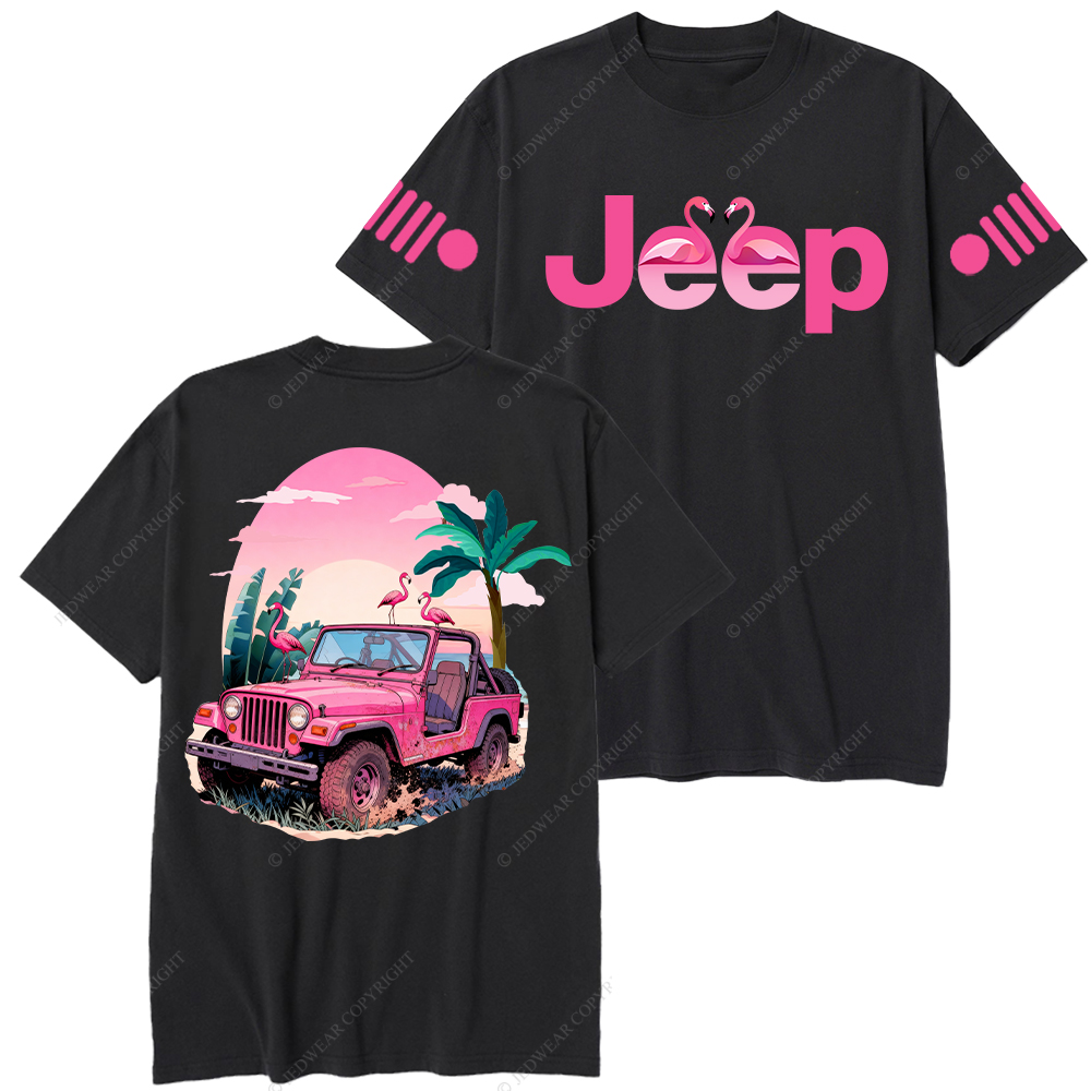 Pink Swan Flamingo Jp T-Shirt