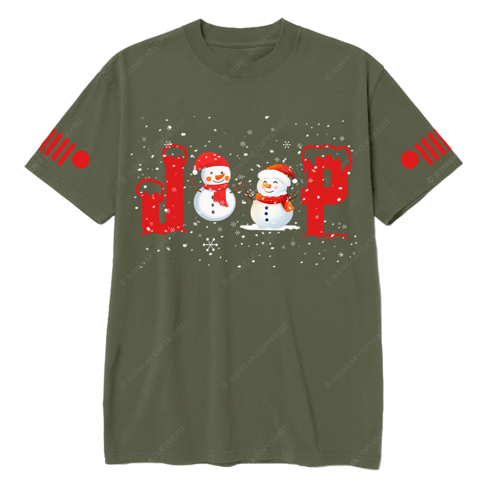 Merry Christmas Snowman Jp T-Shirt