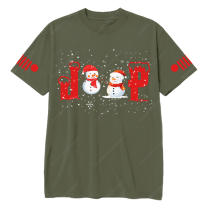 Merry Christmas Snowman Jp T-Shirt