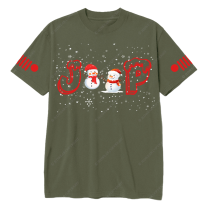Merry Christmas Snowman Jp T-Shirt