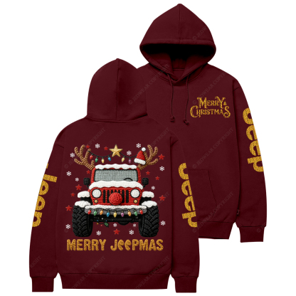 Yarn Merry Christmas Jp Casual Hoodie