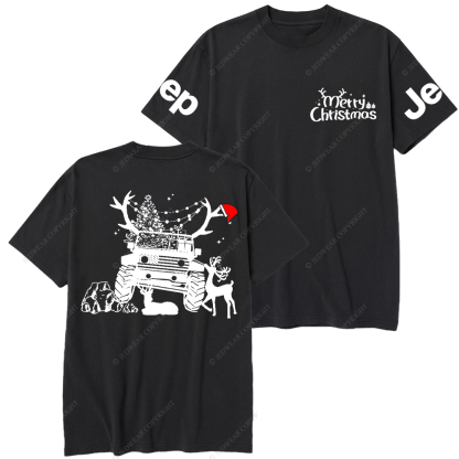 Christmas American Off Road 4x4 Car Jp T-Shirt