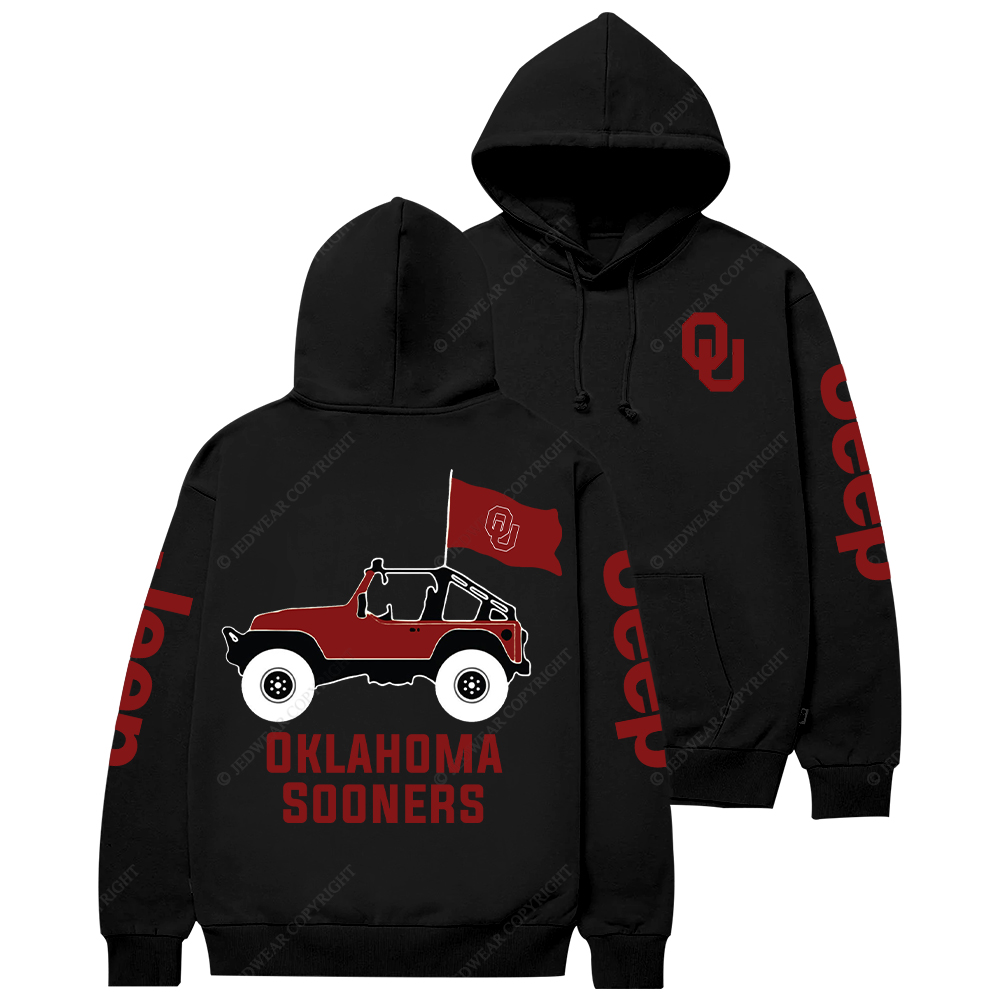 Oklahoma Sooners Football Jp Casual Hoodie