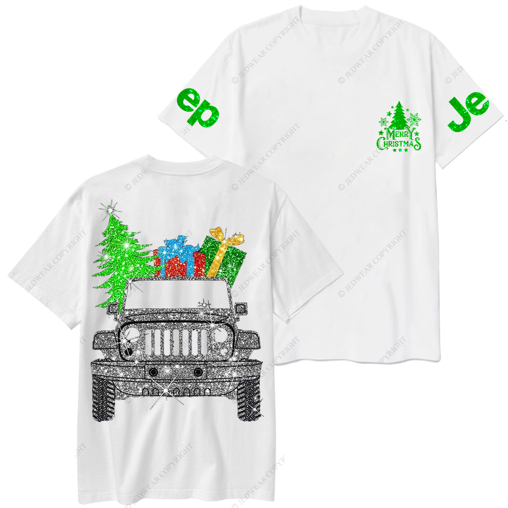Merry Christmas Bling Car Jp T-Shirt
