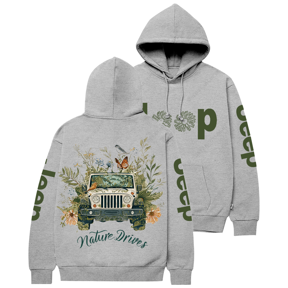 Nature Drives Flower Jp Casual Hoodie