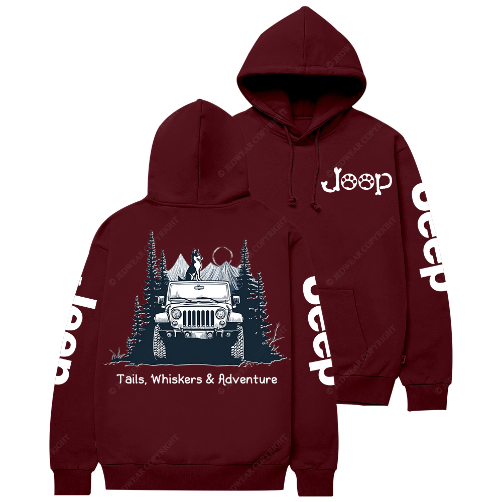 Tails Whiskers Adventure Jp Casual Hoodie