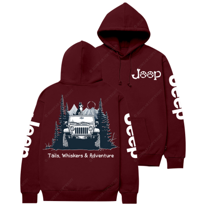 Tails Whiskers Adventure Jp Casual Hoodie