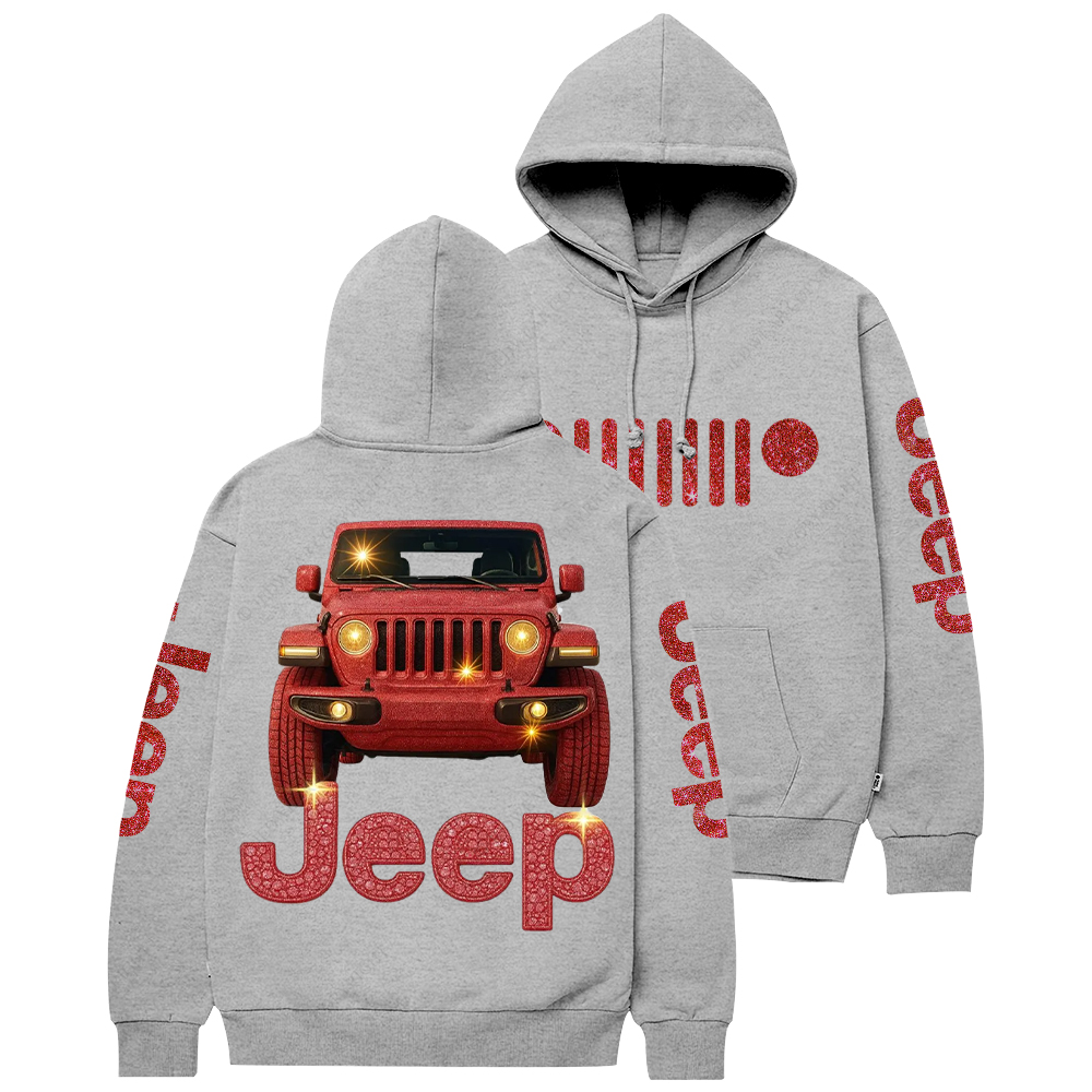 Red Bling Car Jp Casual Hoodie