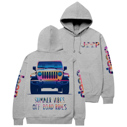 Summer Vibes Off-Road Rides Jp Casual Hoodie