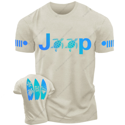 Beach Turtle Dolphin Jp T-Shirt