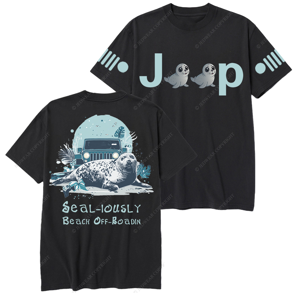 Seal-iously Beach Off-Roadin Jp T-Shirt