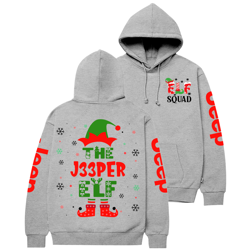 Elf Squad Christmas Jp Casual Hoodie