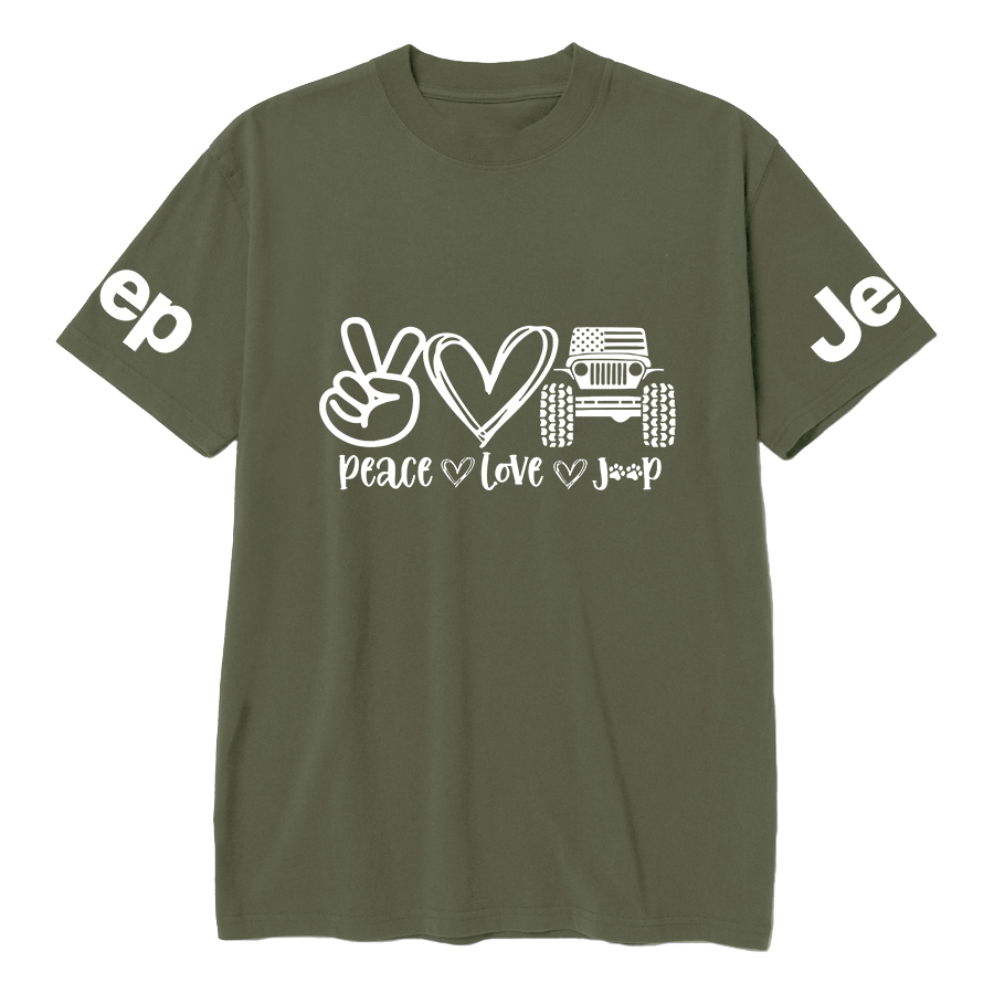 Love and Peace and Cars Jp T-Shirt