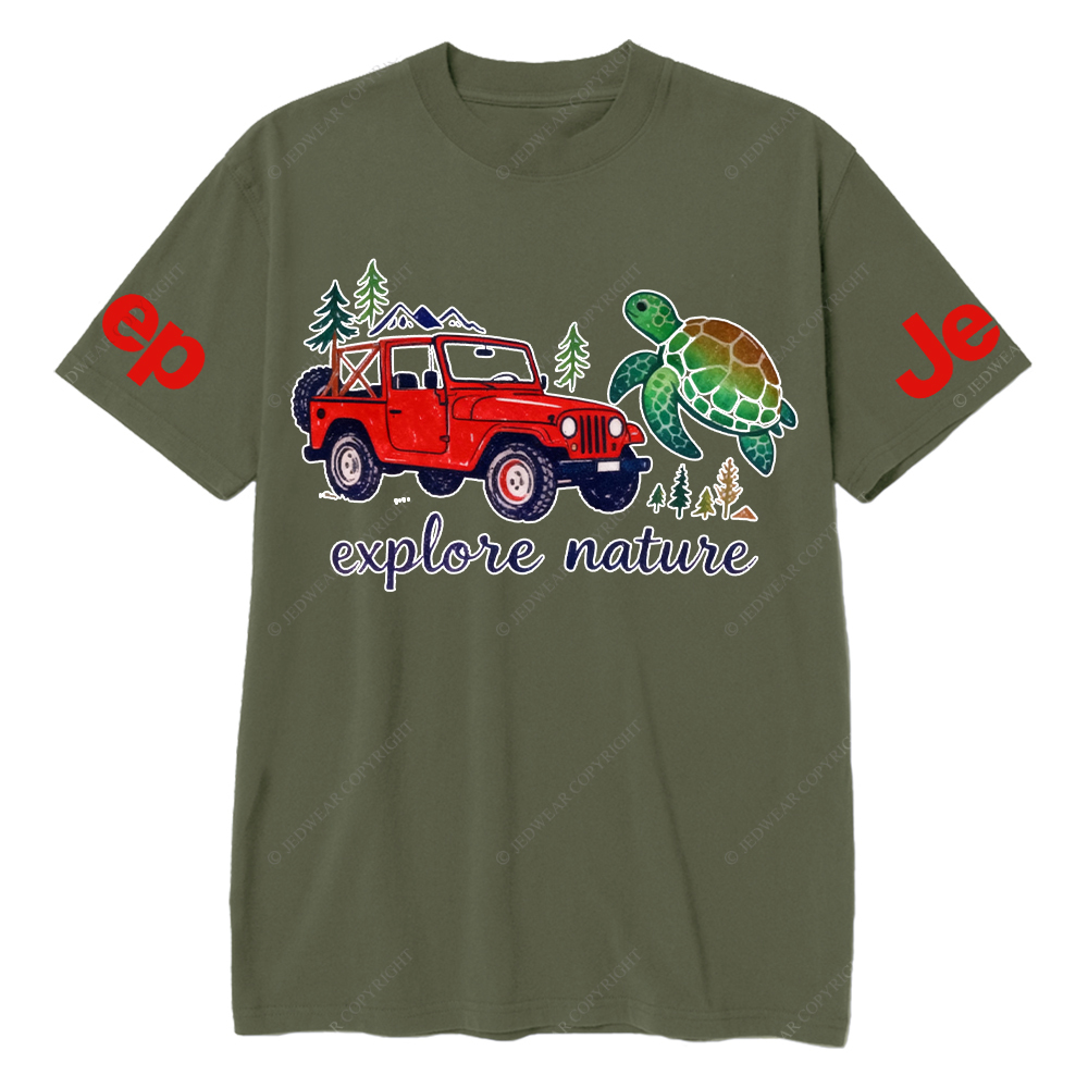 Explore Nature Turtle Ocean Jp T-Shirt