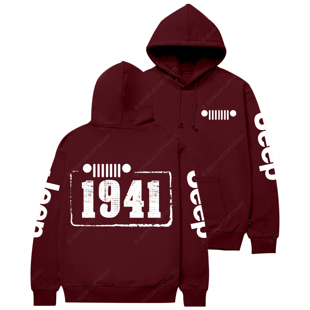 JP Created Times Since 1941 Vintage Style Jp Casual Hoodie