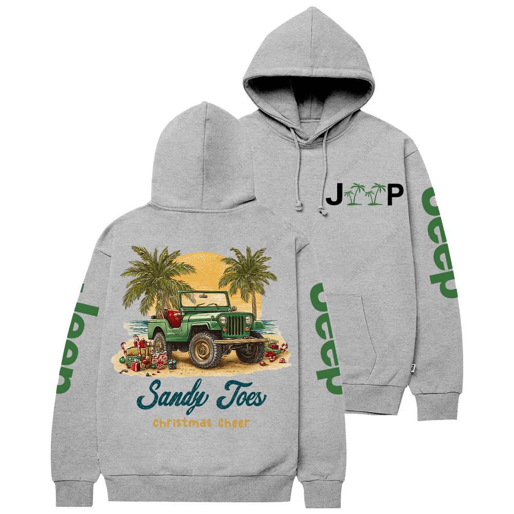 Sandy Toes Christmas Cheer Jp Casual Hoodie