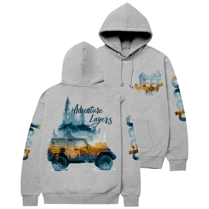 Adventure Layers Jp Casual Hoodie