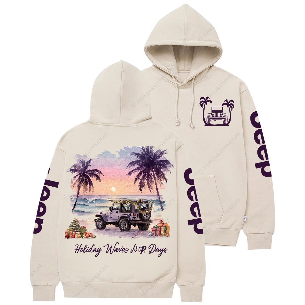 Holiday Waves Car Days Jp Casual Hoodie