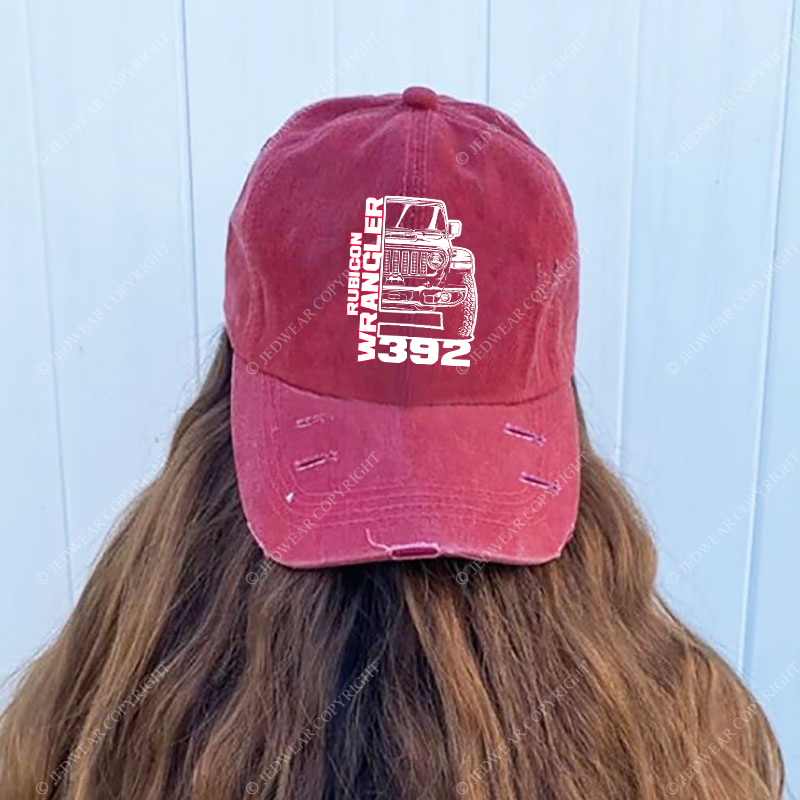 Rubicon Wrangler 392 V8 Trail King Off-Road Muscle Icon Jp Baseball Cap