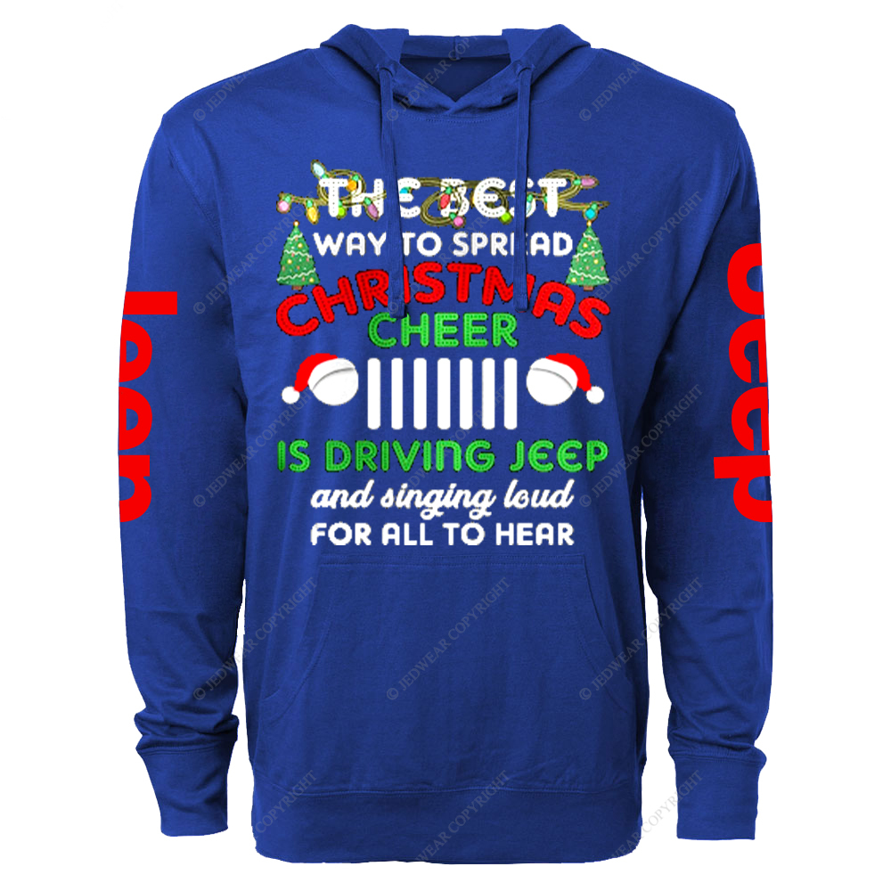 The Best Way To Spread Christmas Cheer Is Driving Jp Oversized Lightweight Hoodie   