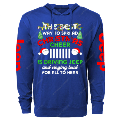 The Best Way To Spread Christmas Cheer Is Driving Jp Oversized Lightweight Hoodie   