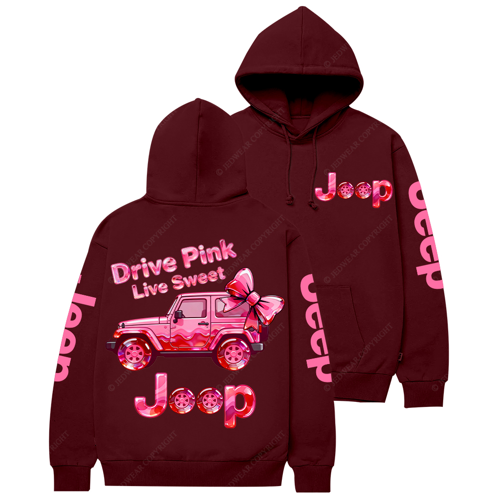 Drive Pink Live Sweet Candy Style Jp Casual Hoodie