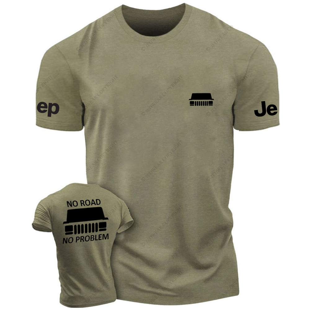 NO Road No Problem Front And Rear Design JP T-Shirt