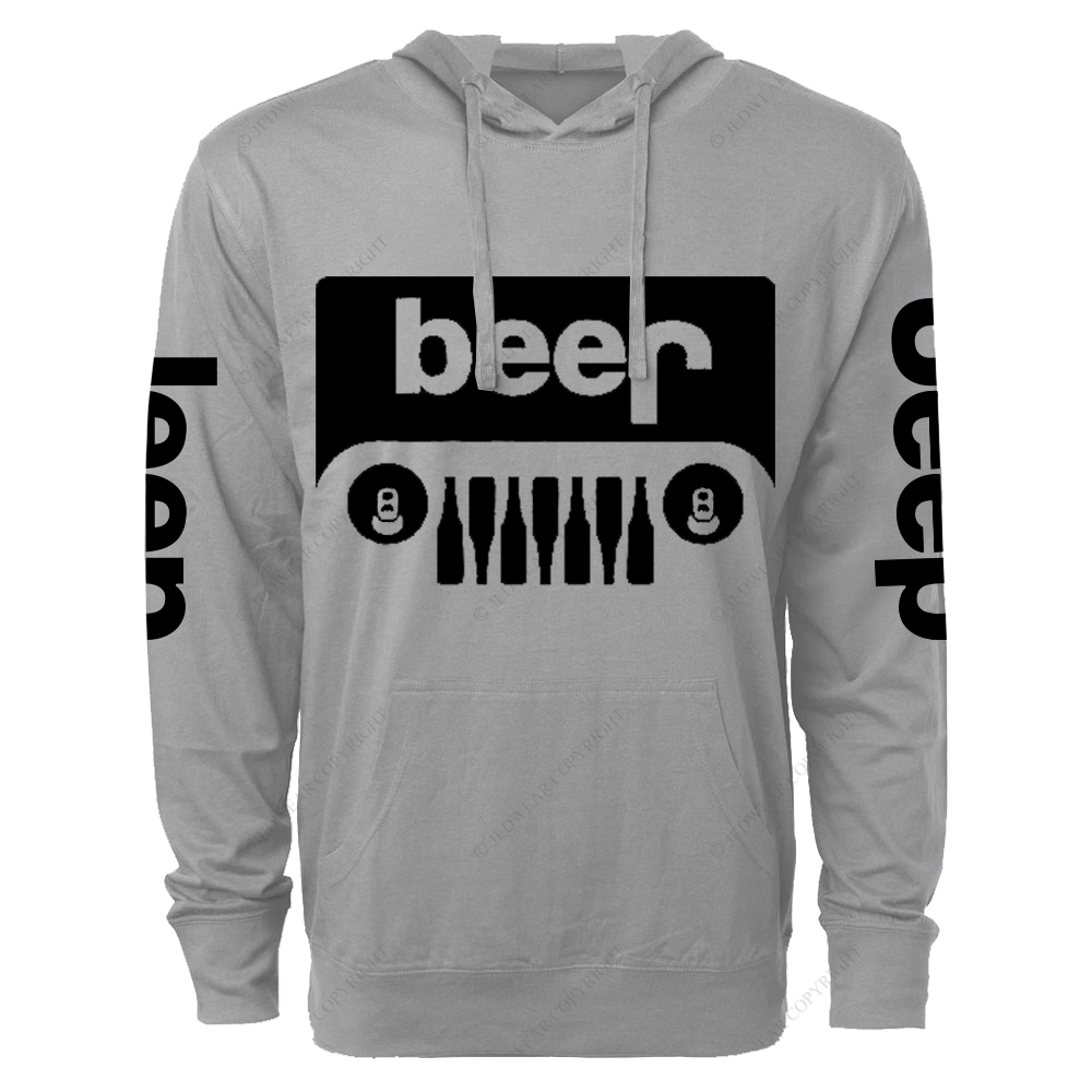 Funny Retro Beer Jp Oversized Lightweight Hoodie   