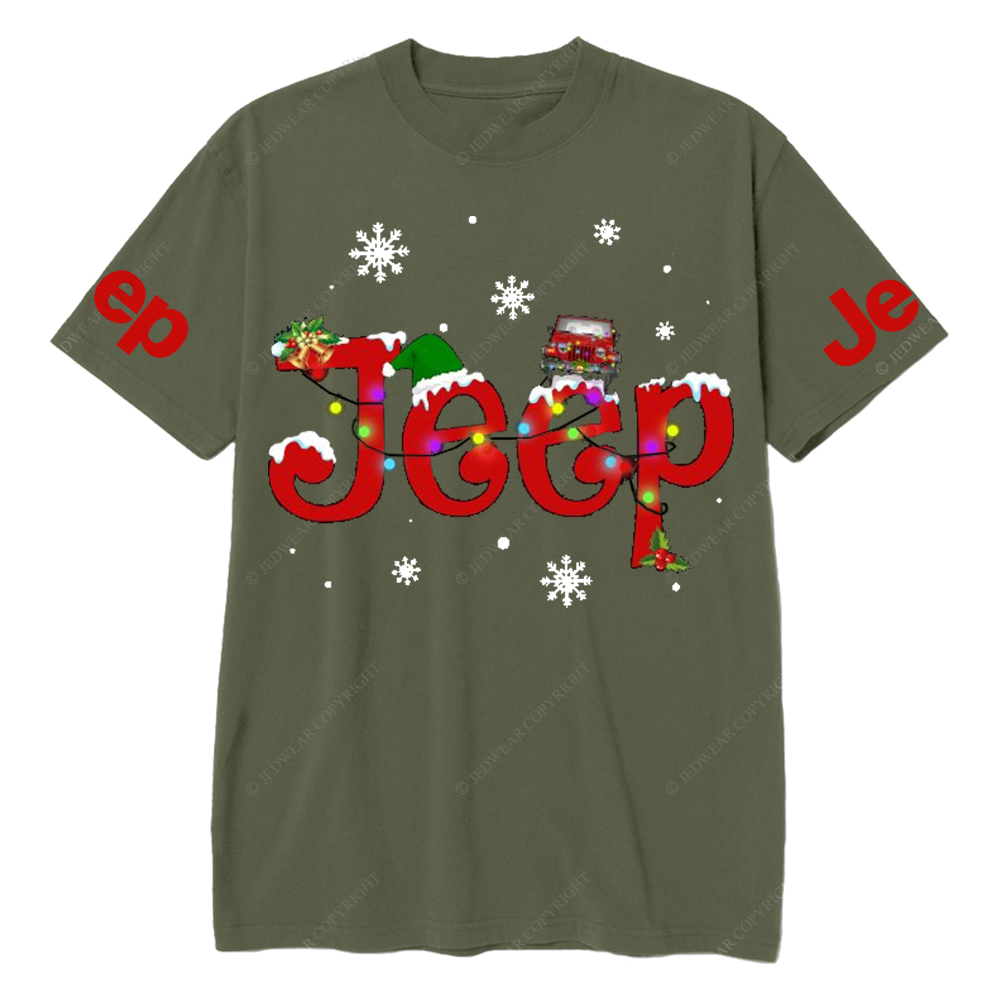 Funny Car Christmas Light Jp T-Shirt