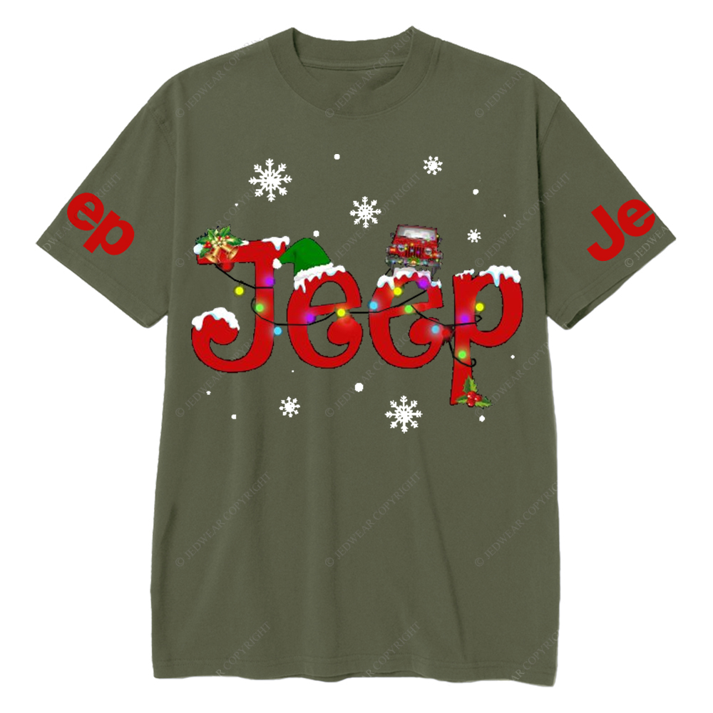 Funny Car Christmas Light Jp T-Shirt