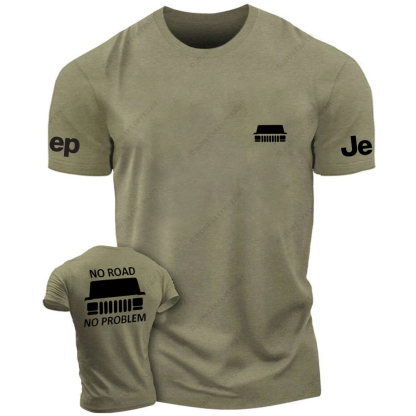 NO Road No Problem Front And Rear Design JP T-Shirt