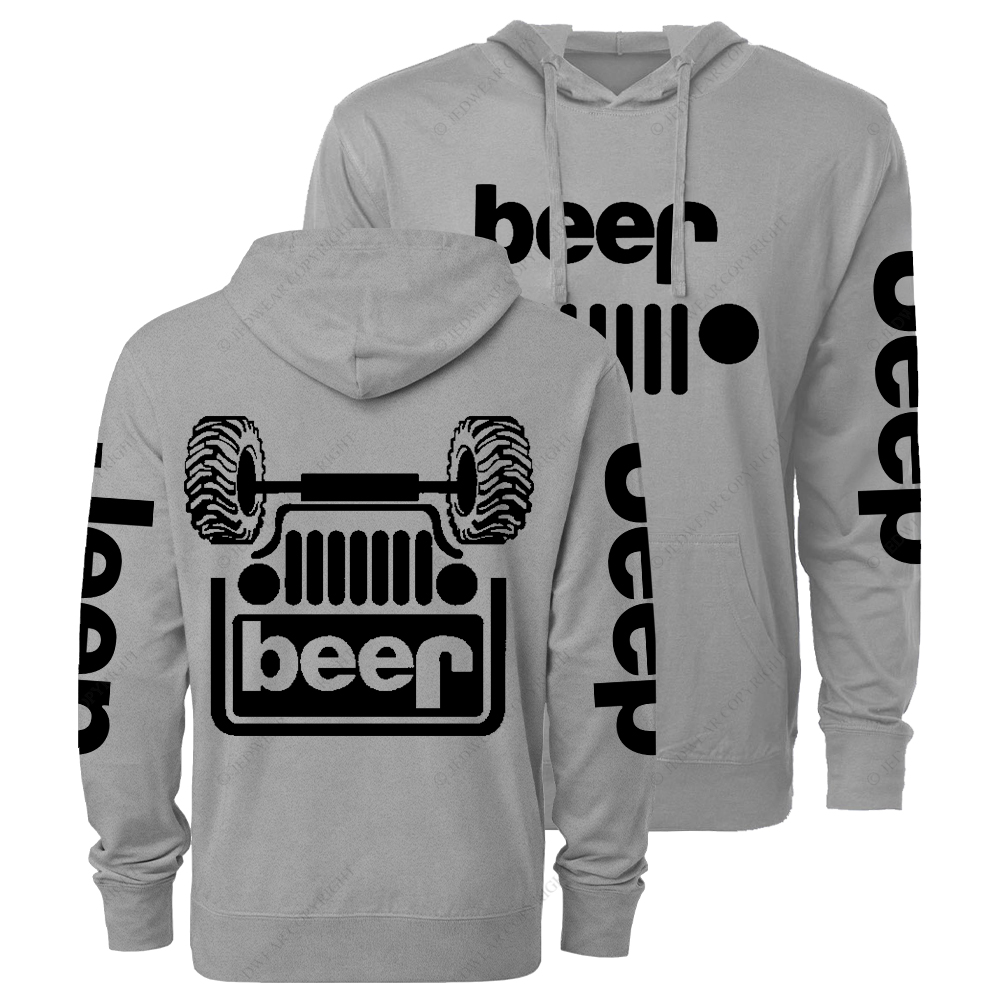 Funny Retro Beer Lover Jp Oversized Lightweight Hoodie   