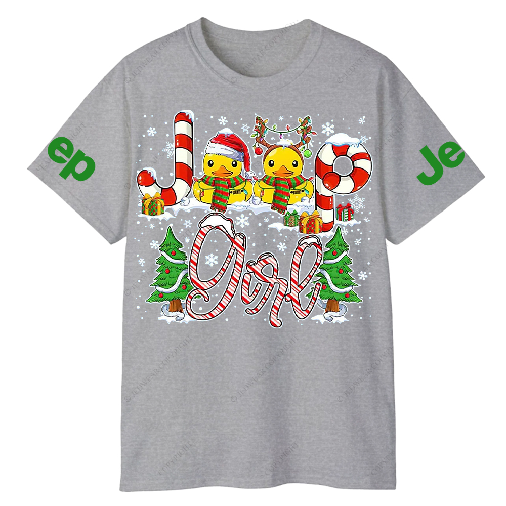 Duck Christmas Girl Jp T-Shirt